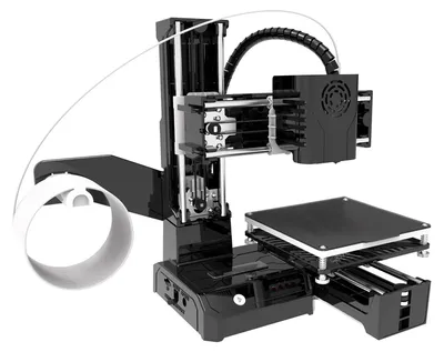 Zdjęcie produktu dla Mini drukarka 3D FDM dla początkujących – wysoka precyzja druku, równomierne ogrzewanie, objętość druku 4x4x4 cale, mini drukarka 3D, 100–240 V, wtyczka amerykańska