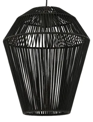Produktbild von Light & Living - Hängeleuchte Deya - Schwarz - Ø30cm Hängelampe - Esstischlampe - Wohnzimmerlampe - Schlafzimmerlampe - Wohnzimmer