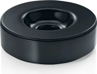 Produktbild von Windaschenbecher Melamin schwarz Ø 10 cm bruchsicher