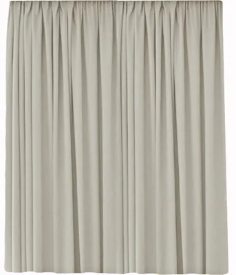 Produktbild von Kräuselband Blickdicht 300 (B) x 245cm (L) extra Breit Überbreite Abdunkelnd Vorhang Gardine Schal mit Universalband Creme