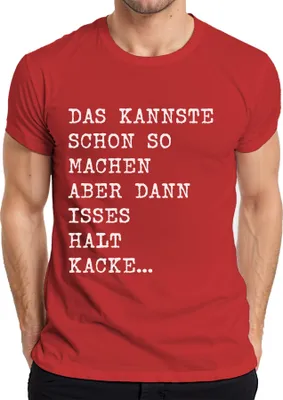 Immagine prodotto di Si può fare in questo modo, ma è una schifezza divertente dire umorismo sfacciato T-shirt da uomo, rosso, XXL
