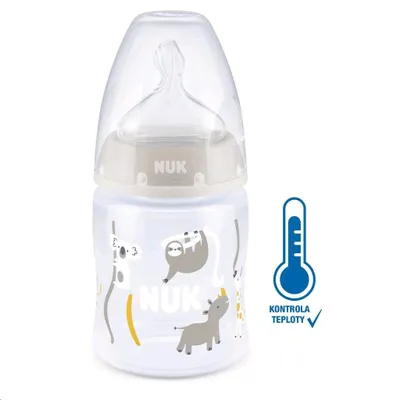 Produktbild von NUK First Choice Temperature Control Babyflasche 150 ml beige