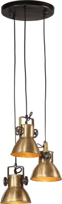 Produktbild von vidaXL Hängelampe 25 W Antik-Messing 30x30x100 cm E27