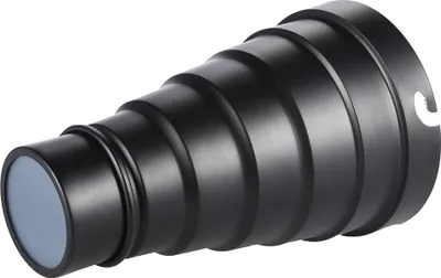 Obrázok produktu pre Snoot s mriežkou Honeycomb – 5-dielna sada farebných filtrov, náhradný diel pre blesky Elinchrom / Impact EX / Calumet Genesis / Interfit EX