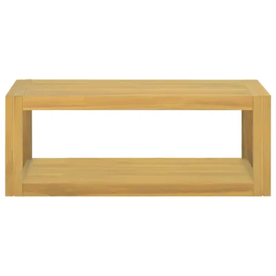 Immagine prodotto di vidaXL Mensola da bagno a parete 90x45x35 cm in legno massiccio teak