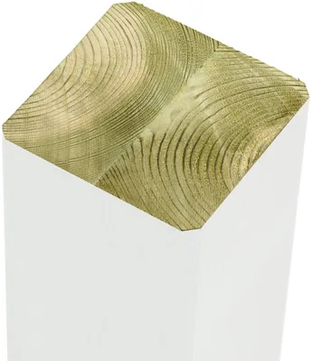 Produktbild von Plus Premium Leimholzpfosten mit Kopfrundung  9 x 9 x 98 cm