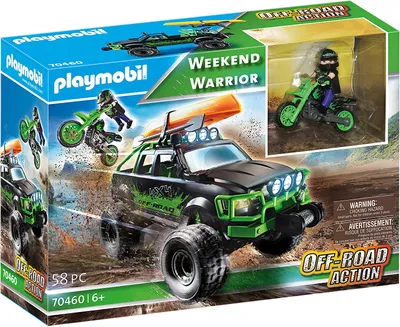 Image de PLAYMOBIL 70460 - Camion d'action tout-terrain - Weekend Warrior