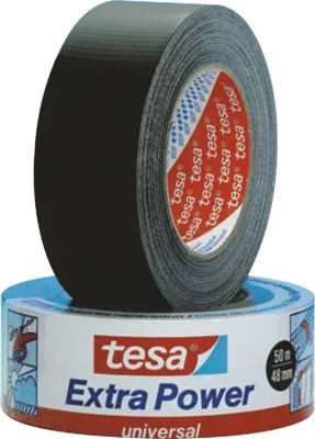 Produktbild von Reparaturband Extra Power universal 50mm x 50m schwarz Packung mit 6 Stück