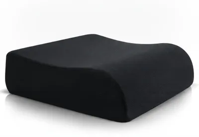 Immagine prodotto di InAndOutdoorMatch - Cuscino per seduta rialzato - Memory foam - Nero, Immagine generata dall'IA