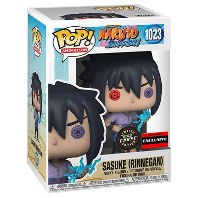 Produktbild von Funko Pop Naruto Shippuden Sasuke Uchiha Rinnegan w/ Chidori Chase Figure (AAA Anime Exlcusive)