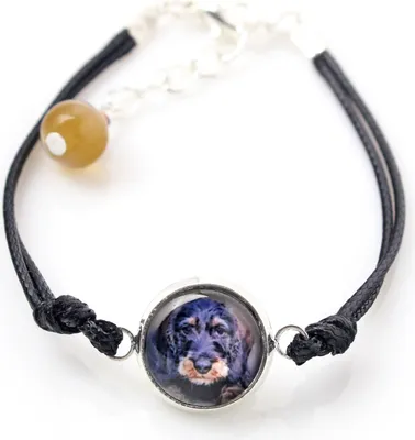 Zdjęcie produktu dla Jamnik szorstkowłosy - bransoletka z twoim zdjęciem handmade, wyjątkowa biżuteria marki Art-Dog
