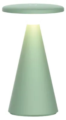 Immagine prodotto di Luxus Europe - Lampada da tavolo Zakynthos, verde scuro - Lampada da tavolo da esterno senza fili – Ricaricabile
