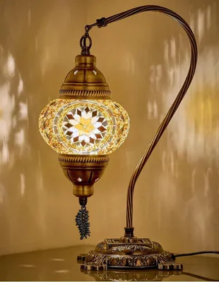 Image de Table marocaine en mosaïque, fabriquée à la main, style Tiffany