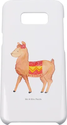 Produktbild von Mr. & Mrs. Panda Samsung Galaxy S8 plus Handyhülle  Alpaka Stolz - Weiß - Geschenk, Hülle, Handy, Case, Lama, Cover