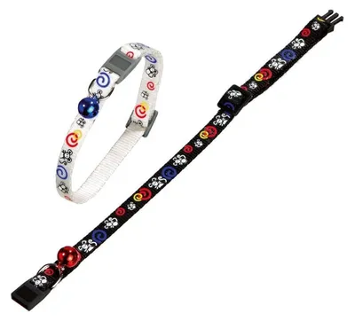 Produktbild von Karlie Art Sportiv Katzenhalsband Maus Mäuse-Design, Farbe:schwarz