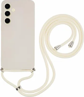 Produktbild von Samsung Galaxy S25 FE Hülle - Coverup Colour TPU Back Cover mit Handykette - Ecru