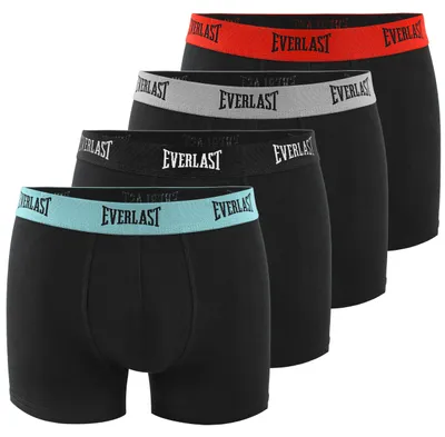 Immagine prodotto di Everlast confezione da 4 – Boxer da uomo in cotone, intimo uomo