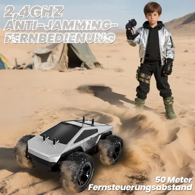 Produktbild von RC-Auto Monster Truck Ferngesteuert, 2,4 GHz 1:18 RC Monstertruck mit LED