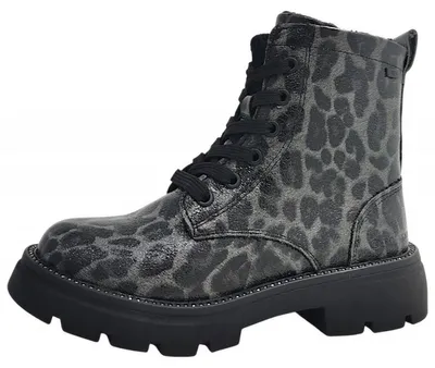 Image de Tom Tailor - Bottines à lacets pour filles, couleur noire, modèle décontracté