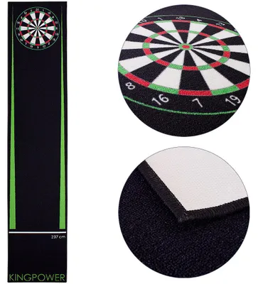 Image de Tapis de Fléchettes Paillet de Fléchettes Tournoi Fléchettes Dart 290x60 cm Kingpower