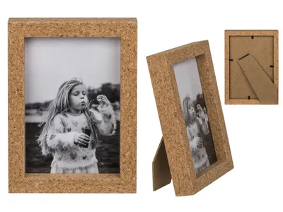 Zdjęcie produktu dla Holz-Bilderrahmen Kork Optik