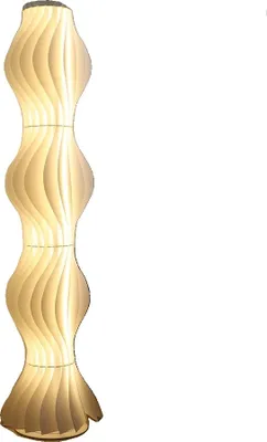 Obrázok produktu pre LED stojacia lampa, nastaviteľná teplota farieb, stmievateľná, 35x170cm, BIELA