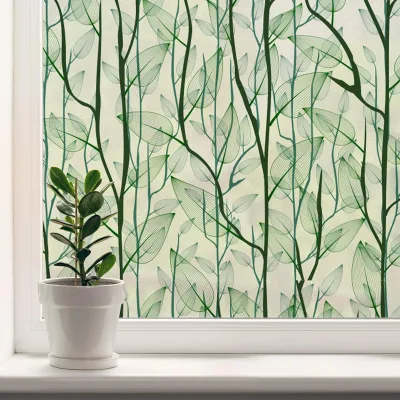 Produktbild von Fenster Sichtschutzfolie statisch, 90 x 200 cm, ohne Kleber, für Badezimmer