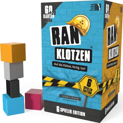 Produktbild von Ranklotzen® | 6 Spieler Edition – „Auf die Klötze, fertig, los!“