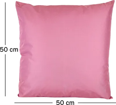 Produktbild von JACK 1x 50x50cm Outdoor Kissenhülle Bezug Lounge Garten Einfarbig, Farbe:Weinrose