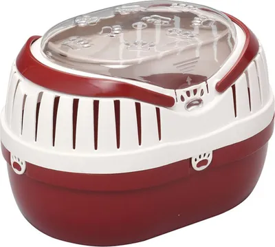 Produktbild von Europet Bernina Transportbox Touring Basic Edition rot, Maße: 28 x 20 x 18 cm