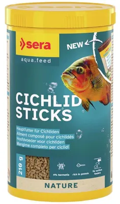 Produktbild von Sera Fischfutter Cichlids Sticks 1 L