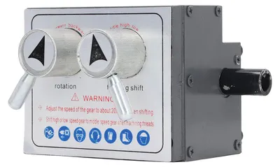 Image de Boîte d'engrenage de tour Mini vitesse réglable 3 niveaux Boîte de contrôle gauche droite avance automatique pour 180 210 750 800 Series