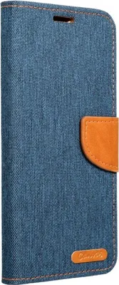 Produktbild von König Design Hülle kompatibel mit Apple iPhone XS Kunstleder Handyhülle - Handy Case Blau