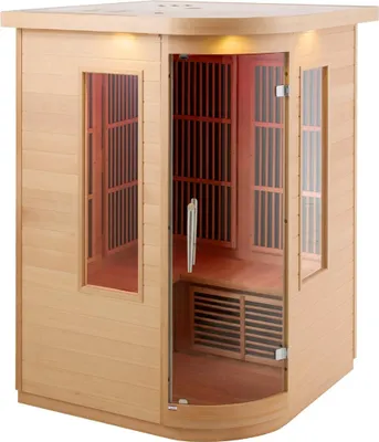 Obrázek produktu pro Dřevěná sauna s dalekým infračerveným zářením Domácí sauna pro 2 osoby 1850 W
