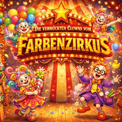 Produktbild von Die Verrückten Clowns vom Farbenzirkus