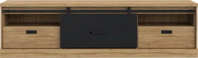 Produktbild von TV-Schrank Kaszimiro KZMT231-M328 in Schwarz/Eiche