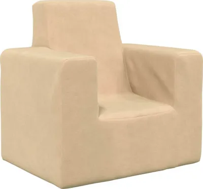 Produktbild von vidaXL Kindersofa Creme Weich Plüsch
