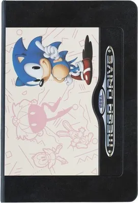 Image de Megadrive Sonic A5 premium Notizbuch