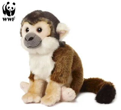 Produktbild von Plüschtier Totenkopfäffchen (20cm) lebensecht Kuscheltier Stofftier Affe Äffchen