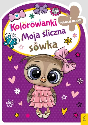 Obrázok produktu pre Moja śliczna sówka. Kolorowanka z wykrojnikiem