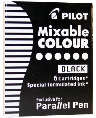 Immagine prodotto di Cartucce d'inchiostro PILOT per portapenne parallelo, nero