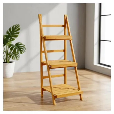 Produktbild von Pflanzentreppe 3 Ebenen Blumenregal Holz 43x44x109 cm