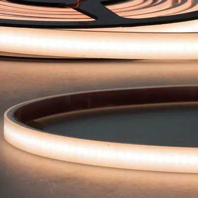 Produktbild von ISOLED LED AQUA930 Flexband Streifen, milchig, 24V, 10W, IP67, warmweiß, 240 LED/m
