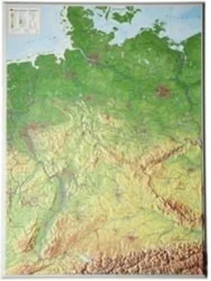 Produktbild von Reliefkarte Deutschland 1 : 1 200 000