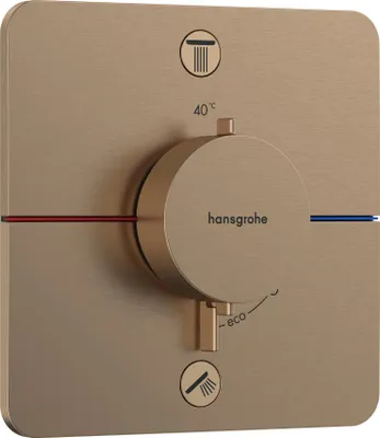 Produktbild von HansGrohe ShowerSelect Com.Q Thermostat UP 2 Verbraucher BBR Brushed Bronze, 15583140