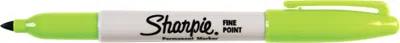 Produktbild von Sharpie Fine Point, Feine Spitze, Hellgrün, Mehrfarbig, Fein, AP, Metall, Papier, Kunststoff