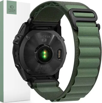 Produktbild von Tech-Protect Nylon Pro Garmin Fenix 3 / 5X / 3Hr / 5X Plus / 6X / 6X Pro / 7X Militärgrün