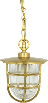 Immagine prodotto di Lampada da esterno in vetro ottone H: max. 75 cm IP44 in E27 rotonda Lampada a sospensione marittima da esterno