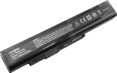 Produktbild von vhbw Akku kompatibel mit Fujtsu Lifebook NH532 Notebook (5200 mAh, 10,8 V, Li-Ion)