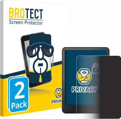 Produktbild von 2x BROTECT Sichtschutzfolie für Amazon Kindle Colorsoft Anti-Spy Privacy Sichtschutz Blickschutz Folie Blaulicht-Schutz